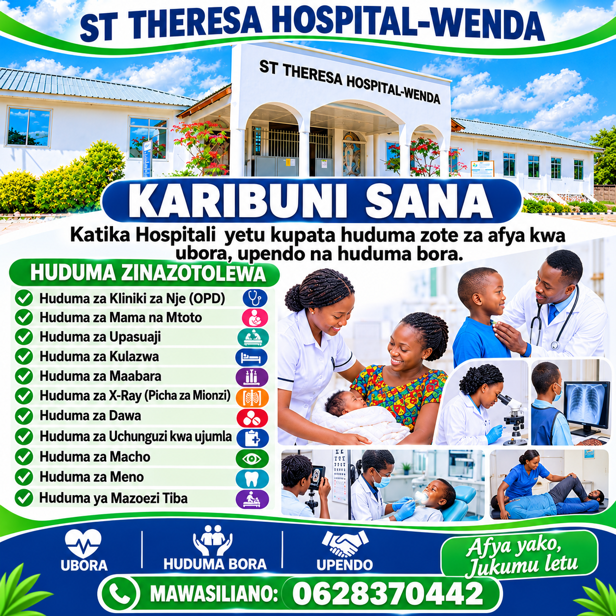 St Theresa Hospital  Services provided